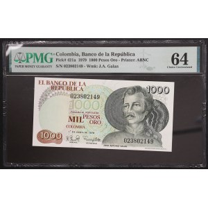 Colombia, 1.000 Pesos 01/04/1979