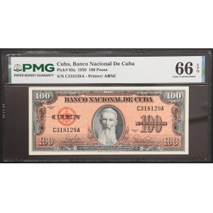 Cuba, Republic, 100 Pesos 1959