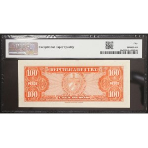Repubblica di Cuba, 100 pesos, 1959