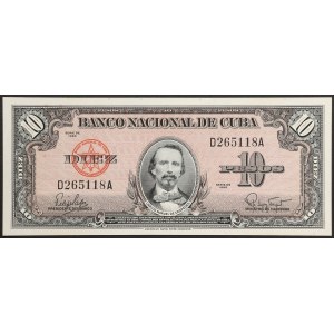 Cuba, Republic, 10 Pesos 1960