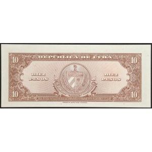 Cuba, Republic, 10 Pesos 1960