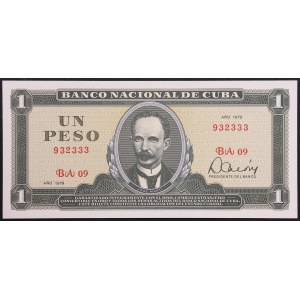 Cuba, Republic, 1 Peso 1979