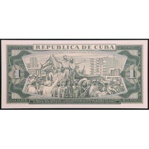 Cuba, Republic, 1 Peso 1979