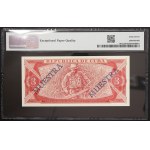 Cuba, Republic, 3 Pesos Specimen 1984