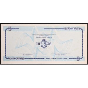 Cuba, Republic, 3 Pesos n.d. (1985)