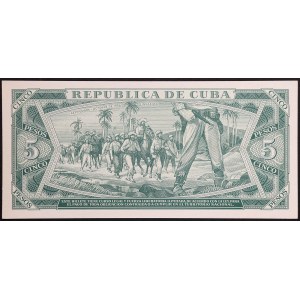 Cuba, Republic, 5 Pesos 1987