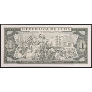 Cuba, Republic, 1 Peso 1988