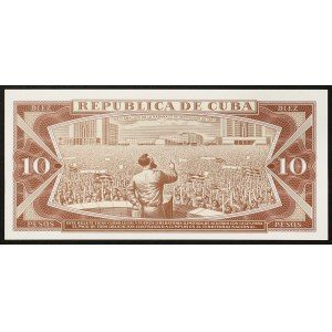 Cuba, Republic, 10 Pesos 1989