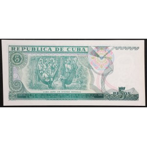 Cuba, Republic, 5 Pesos 1991