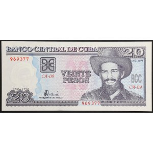 Cuba, Republic, 20 Pesos 1998