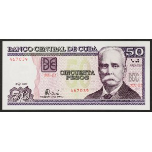 Cuba, Republic, 50 Pesos 2002