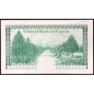 Cyprus, Republic, 500 Mils 01/09/1979