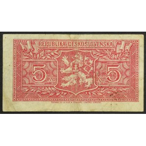 Československo, 5 korún, bez dátumu (1945)