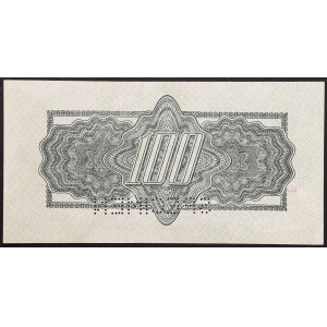Czechoslovakia, 100 Korun Specimen 1945