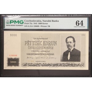 Czechoslovakia, 5.000 Korun 16/05/1945