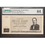 Czechoslovakia, 5.000 Korun 16/05/1945