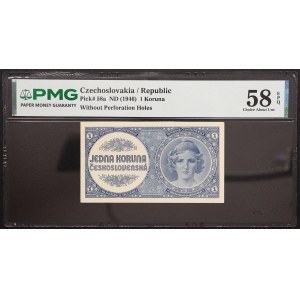 Czechoslovakia, 1 Korun n.d. (1946)