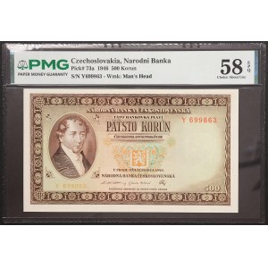 Czechoslovakia, 500 Korun 1946