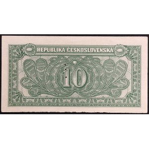 Československo, 10 korún, vzorová známka, 4. 4. 1950