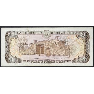 Dominican Republic, 20 Pesos 1990