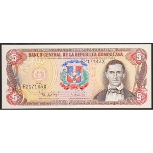 Dominican Republic, 5 Pesos 1996