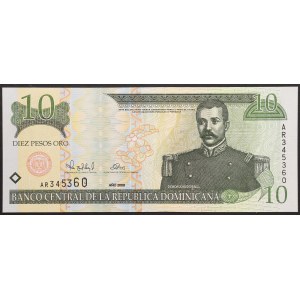 Dominican Republic, 10 Pesos 2000