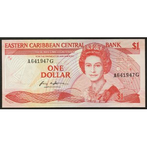 East Caribbean states, 1 Dollar n.d. (1988-89)