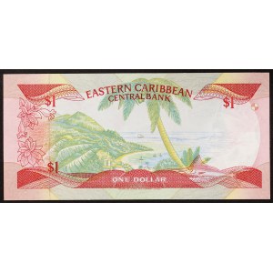 East Caribbean states, 1 Dollar n.d. (1988-89)