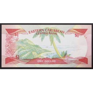 Stati dei Caraibi orientali, Grenada (G), 1 dollaro s.d. (1985-88)