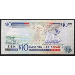 East Caribbean states, St. Vincent & The Grenadines (V), 10 Dollars n.d. (2000)