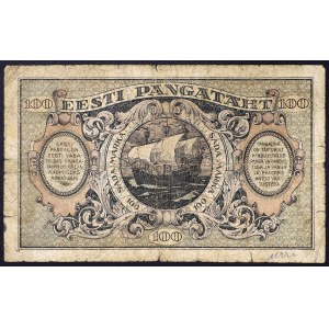 République d'Estonie, 100 marks, 1922
