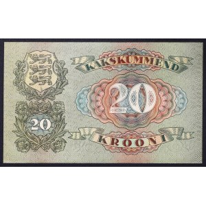 Republika Estonii, 20 kroonów, 1932 r.