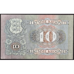Republika Estonii, 10 kroonów, 1937 r.
