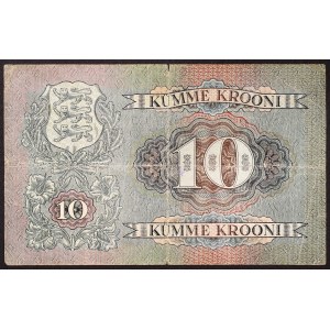 Republika Estonii, 10 kroonów, 1937 r.