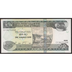 Ethiopia, Republic, 100 Birr 2011