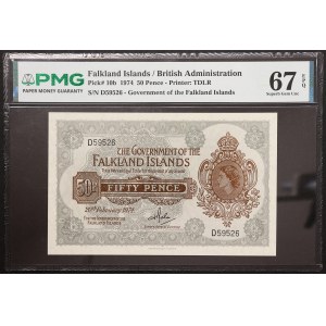 Falkland Islands, British Colony, 50 Pence 1974