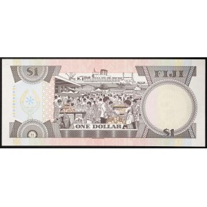 Fiji, Republic, 1 Dollar n.d. (1987)