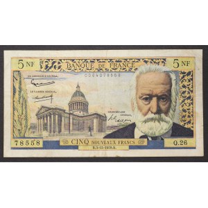 France, Fifth Republic, 5 Francs 03/12/1959