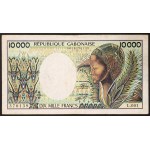 République du Gabon, 10 000 francs, sans date (1984)