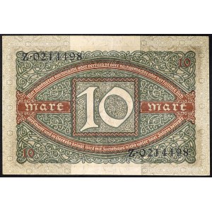 Germany, Weimar Republic, 10 Mark 06/02/1920