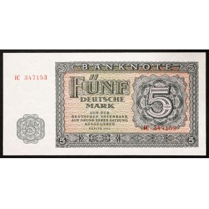 Germany, Democratic Republic (DDR), 5 Mark 1955
