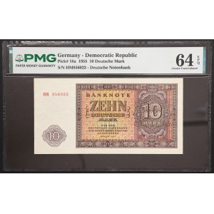 Germany, Democratic Republic (DDR), 10 Mark 1955