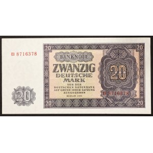 Germany, Democratic Republic (DDR), 20 Mark 1955