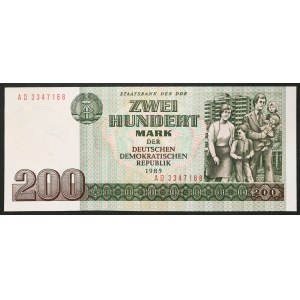 Niemcy, Republika Niemiecka (NRN), 200 marek, 1985 r.