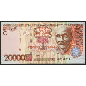 Ghana, Republic, 20.000 Cedis 02/09/2002