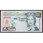 Gibraltar, colonie britannique, 5 livres, 2000