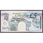 Gibraltar, colonie britannique, 5 livres, 2000