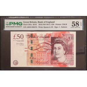Great Britain, Kingdom, 50 Pounds 2010