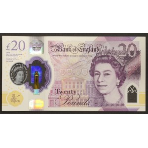 Great Britain, Kingdom, 20 Pounds 2018