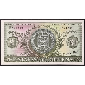 Guernsey, British Dependency, 1 Pound n.d. (1969-75)